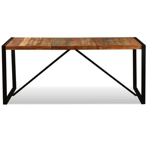 Spisebord 180 cm massivt genbrugstræ