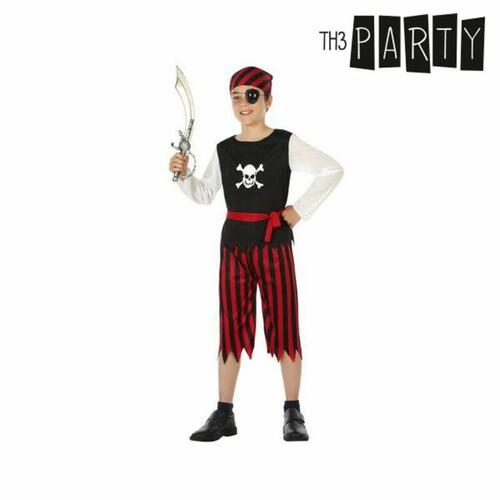 Kostume til børn Th3 Party Multifarvet Pirater (4 Dele) 7-9 år