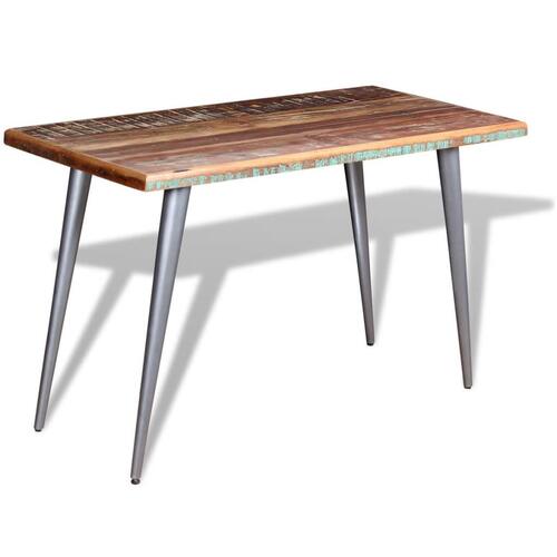 Spisebord 120x60x76 cm massivt genbrugstræ