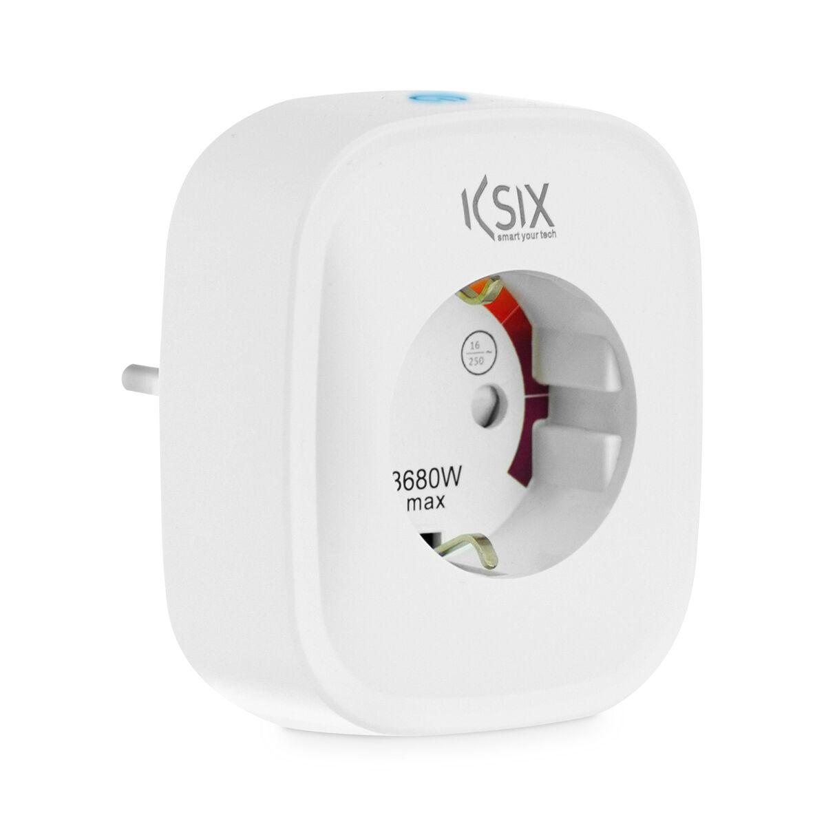 KSIX Smart Energy Slim WiFi smart-stik 250 V - Hvid