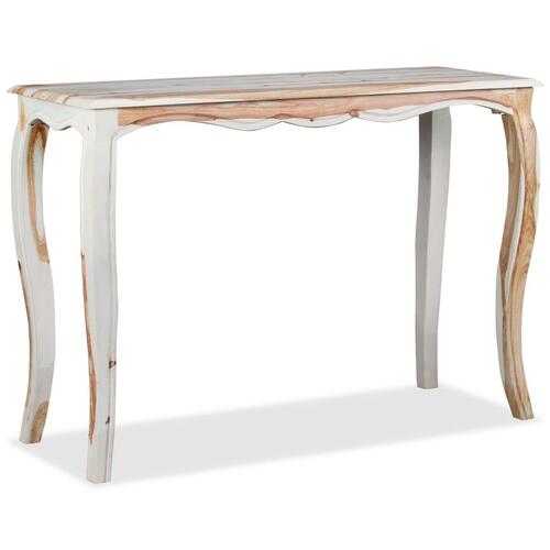 Konsolbord massivt akacietræ 110 x 40 x 76 cm