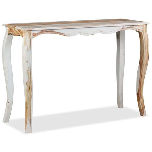 Konsolbord massivt akacietræ 110 x 40 x 76 cm