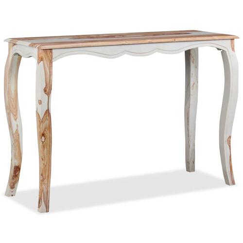 Konsolbord massivt akacietræ 110 x 40 x 76 cm