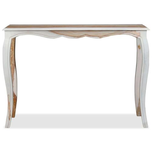 Konsolbord massivt akacietræ 110 x 40 x 76 cm
