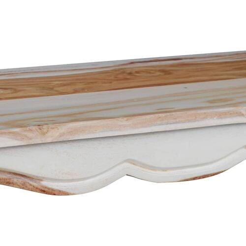 Konsolbord massivt akacietræ 110 x 40 x 76 cm
