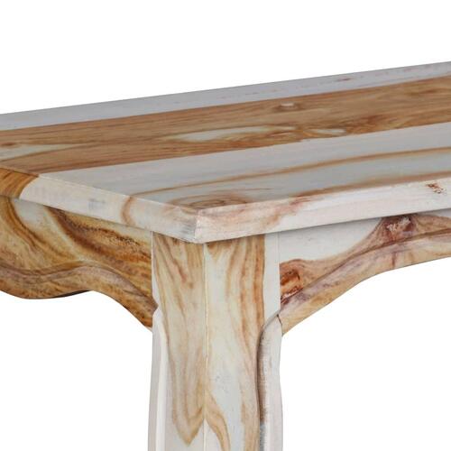 Konsolbord massivt akacietræ 110 x 40 x 76 cm