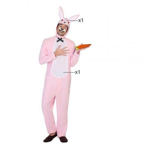 Voksenkostume - Pink dyr, XL