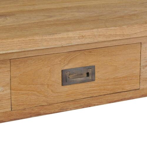 Sofabord 100x60x35 cm massivt teaktræ
