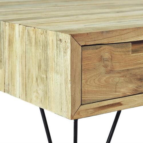 Sofabord 80 x 80 x 40 cm massivt teaktræ