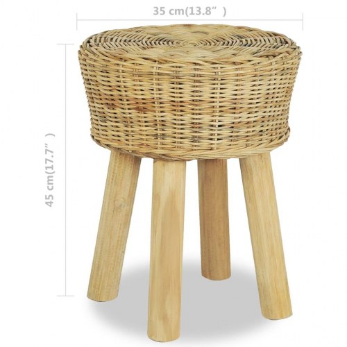 Barstol naturligt rattan