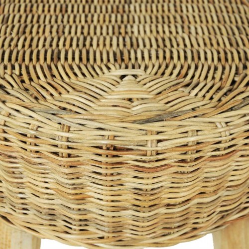 Entrébænk 160 x 35 x 45 cm naturligt rattan