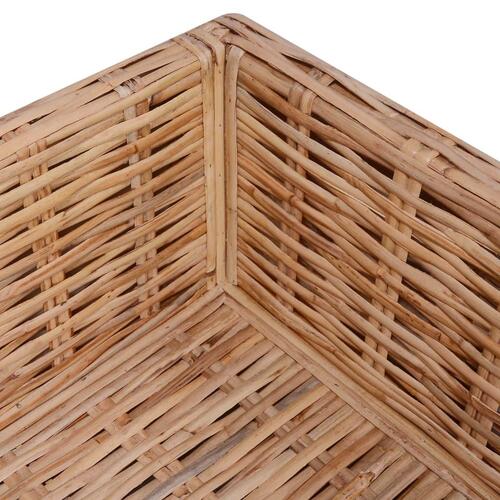 Sofasæt 18 dele naturlig rattan