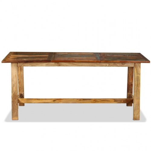 Spisebord 180 cm massivt genbrugstræ