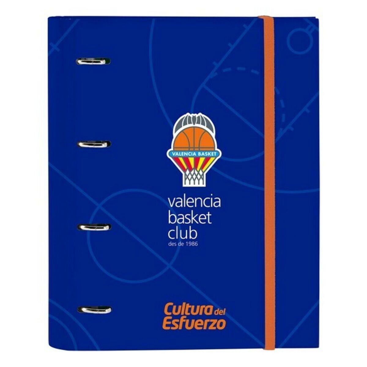 Ringbind A4 Valencia Basket M666 - blå/orange, 4 ringe