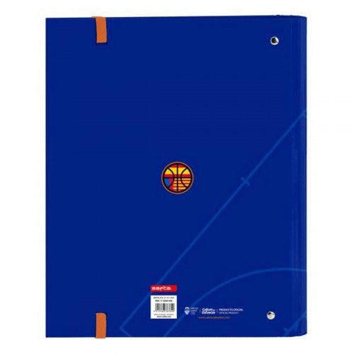 Ringbind A4 Valencia Basket M666 - blå/orange, 4 ringe