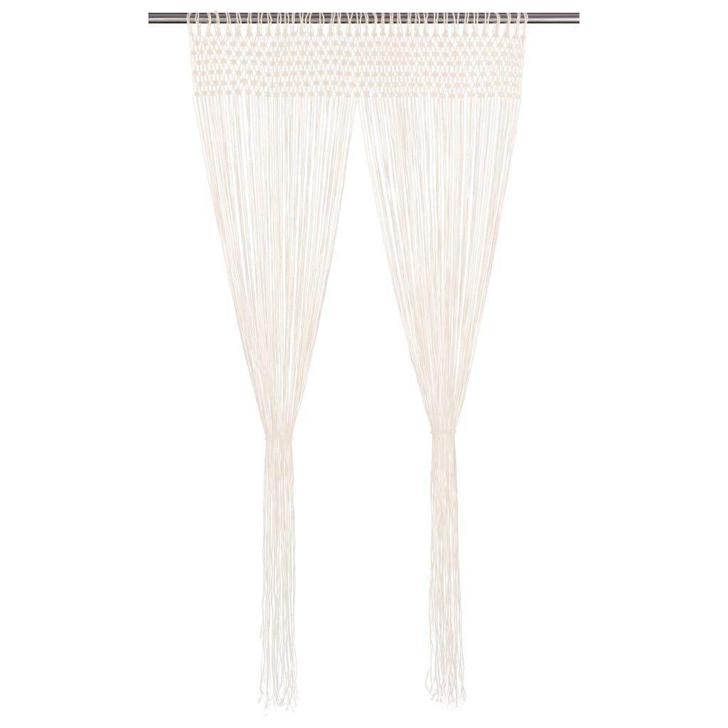 Macramégardin 140x240 cm bomuld