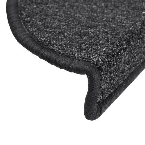 15 stk. trappemåtter 56 x 17 x 3 cm antracitgrå