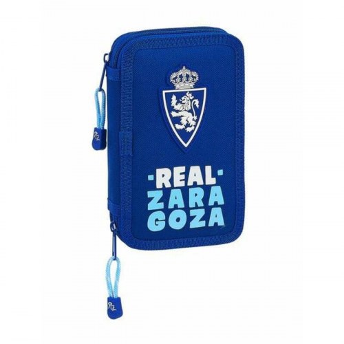 Penalhus dobbelt Real Zaragoza - blå, 12,5 × 19,5 × 4 cm (28 dele)