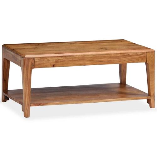 Sofabord massivt træ 88 x 50 x 38 cm