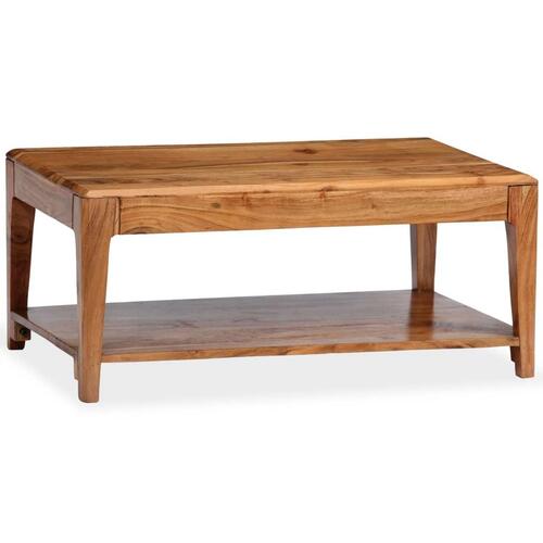 Sofabord massivt træ 88 x 50 x 38 cm