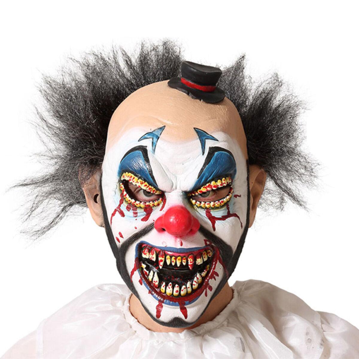 Maske Halloween Mande klovn Sort