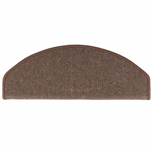 15 stk. trappemåtter 65 x 24 x 4 cm kaffefarvet