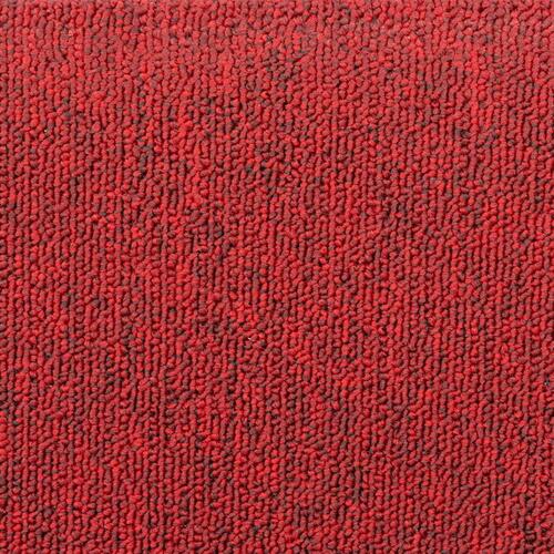 15 stk. trappemåtter 65 x 24 x 4 cm bordeauxrød