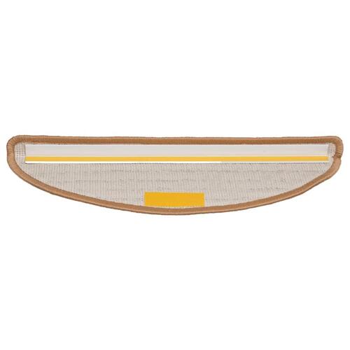 15 stk. trappemåtter 56x17x3 cm beige