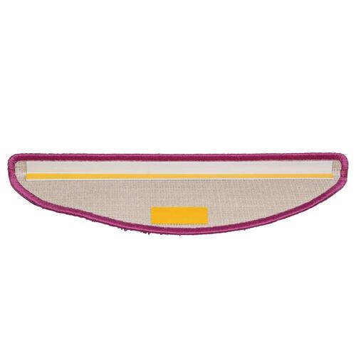 15 stk. trappemåtter 56x17x3 cm violet