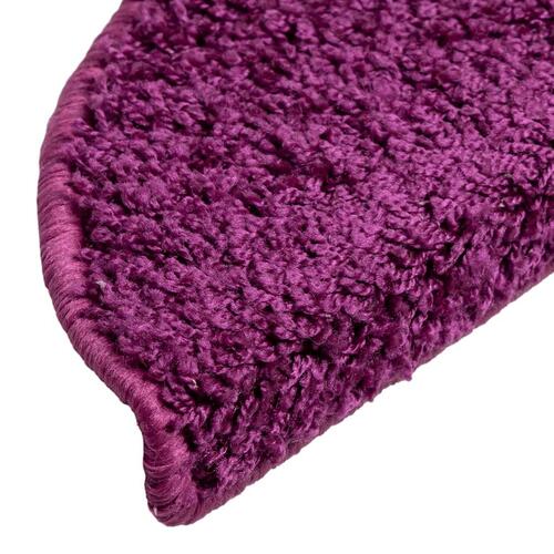15 stk. trappemåtter 56x17x3 cm violet