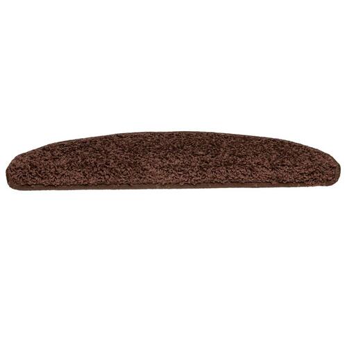 15 stk. trappemåtter 65x21x4 cm brun