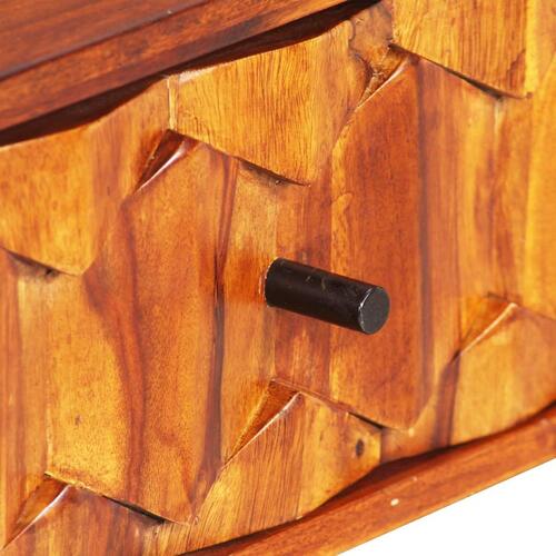 Skrivebord massivt sheeshamtræ 118 x 50 x 76 cm