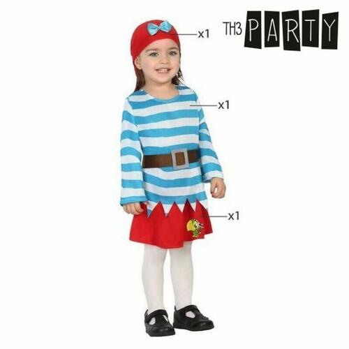 Kostume til babyer Th3 Party Multifarvet Pirater (3 Dele) 12-24 måneder