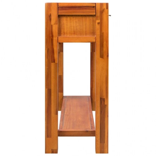 Konsolbord massivt akacietræ 86 x 30 x 75 cm