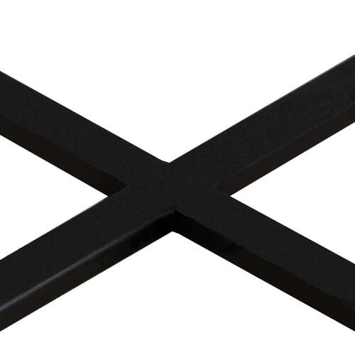 Sidebord rundt massivt genbrugsteaktræ