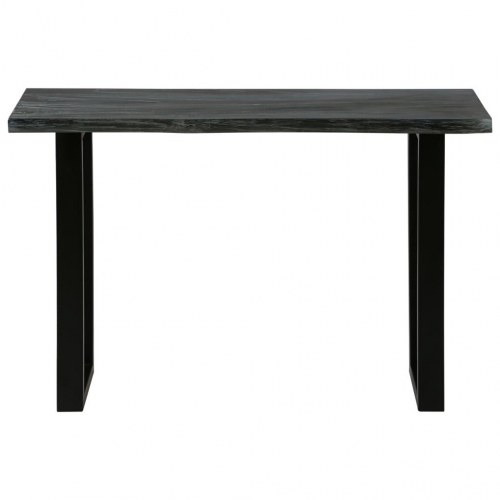 Konsolbord i massivt minditræ 110 x 35 x 75 cm grå