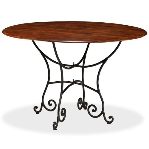 Sofabord 120x76 cm massivt træ honningfarvet finish