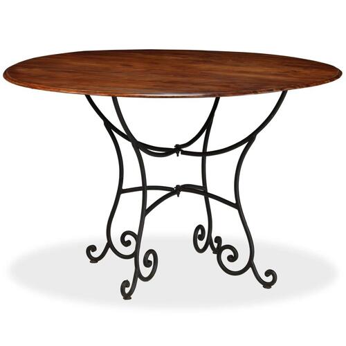 Sofabord 120x76 cm massivt træ honningfarvet finish