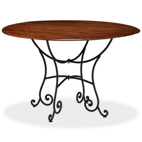 Sofabord 120x76 cm massivt træ honningfarvet finish
