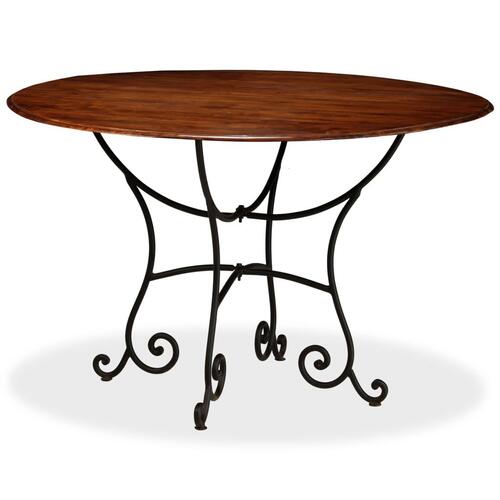 Sofabord 120x76 cm massivt træ honningfarvet finish