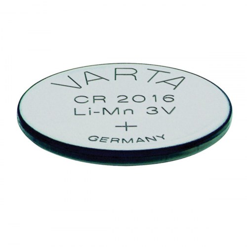 Knappcelle batteri Varta CR2016 3 V - sølvfarvet