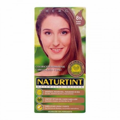 Naturtint N permanent hårfarve uden ammoniak - Hvedeblond 8N, 170 ml