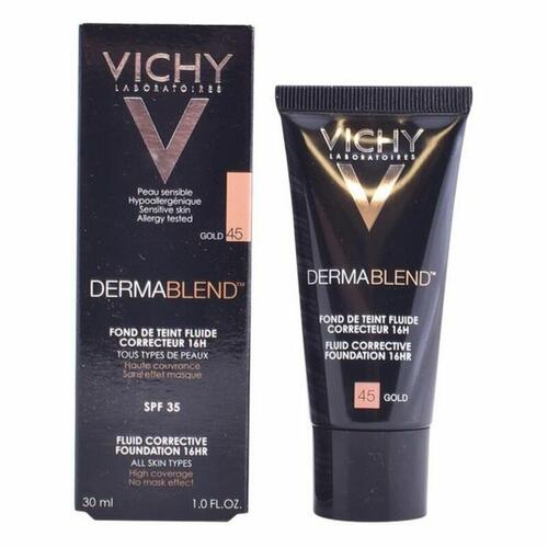 Flydende Makeup Foundation Dermablend Vichy Spf 35 30 ml 45 - gold 30 ml