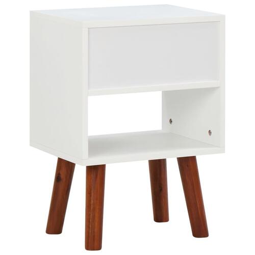 Sengeskabe 2 stk. 40x30x57 cm massivt akacietræ