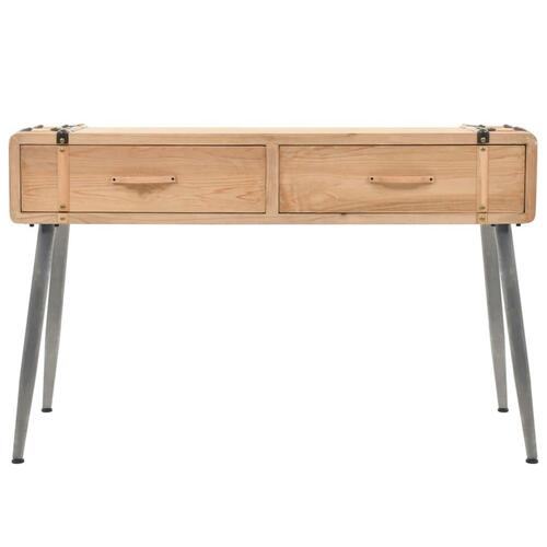 Konsolbord massivt fyrretræ 115 x 40,5 x 76 cm