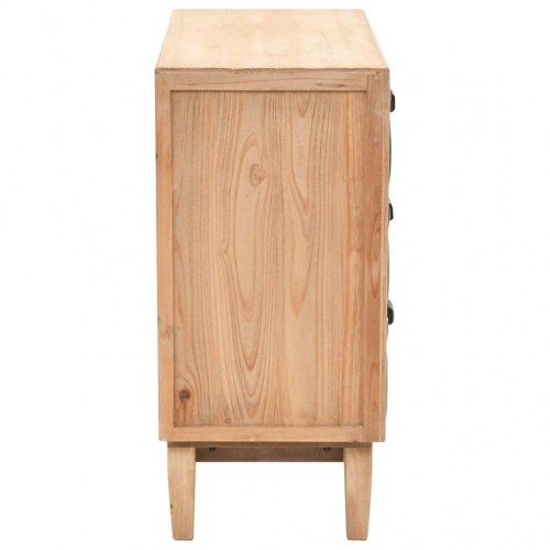 Kommode 80x36x75 cm massivt grantræ