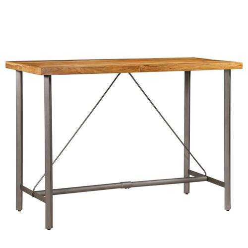 Barbord massivt genanvendt teaktræ 150 x 70 x 106 cm