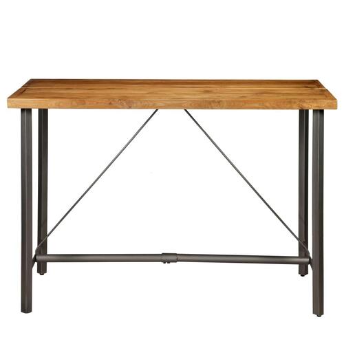 Barbord massivt genanvendt teaktræ 150 x 70 x 106 cm