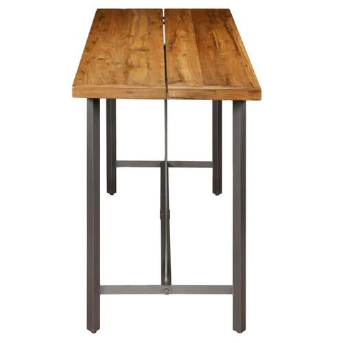 Barbord massivt genanvendt teaktræ 150 x 70 x 106 cm