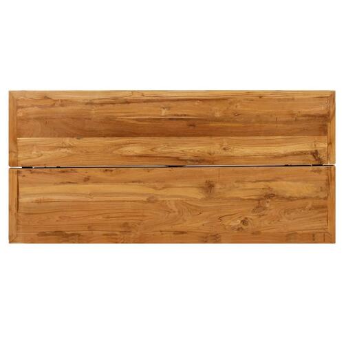 Barbord massivt genanvendt teaktræ 150 x 70 x 106 cm